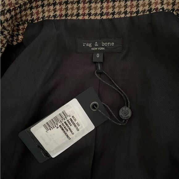 rag & bone Elle Houndstooth Blazer size 0 - Picture 14 of 14
